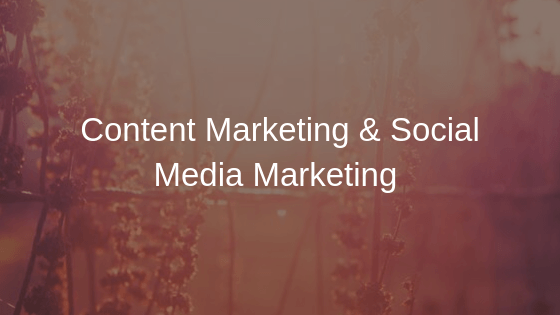 What are content marketing and social media marketing and their difference?
